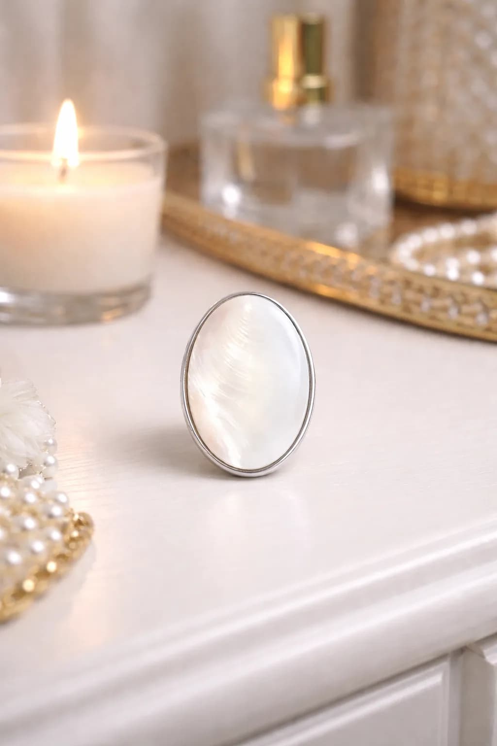 Bague Nacre - ajustable