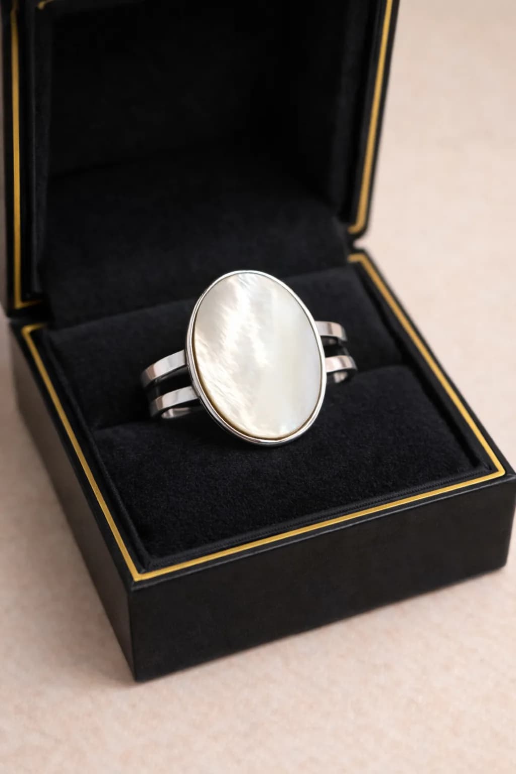 Bague Nacre - ajustable