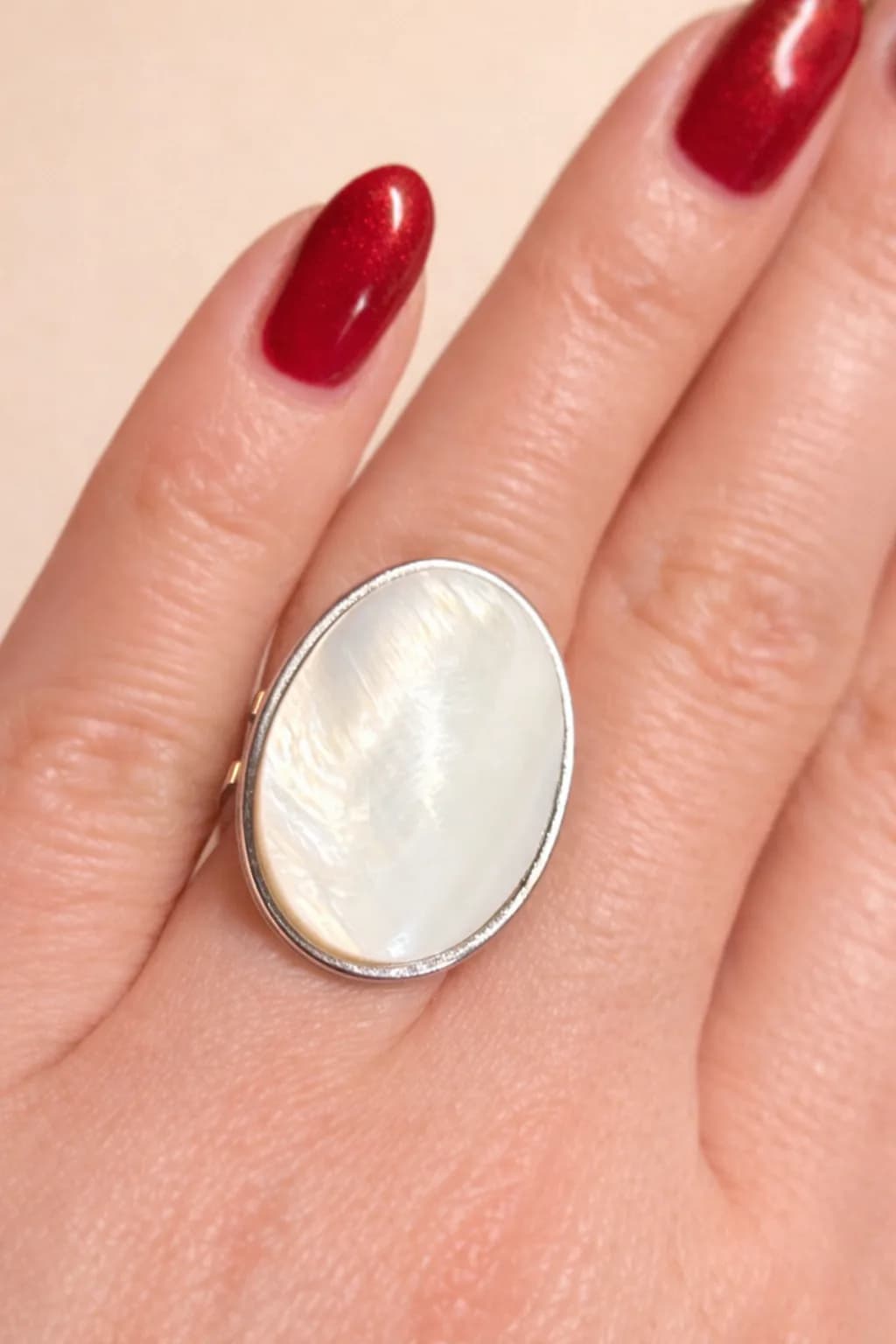 Bague Nacre - ajustable