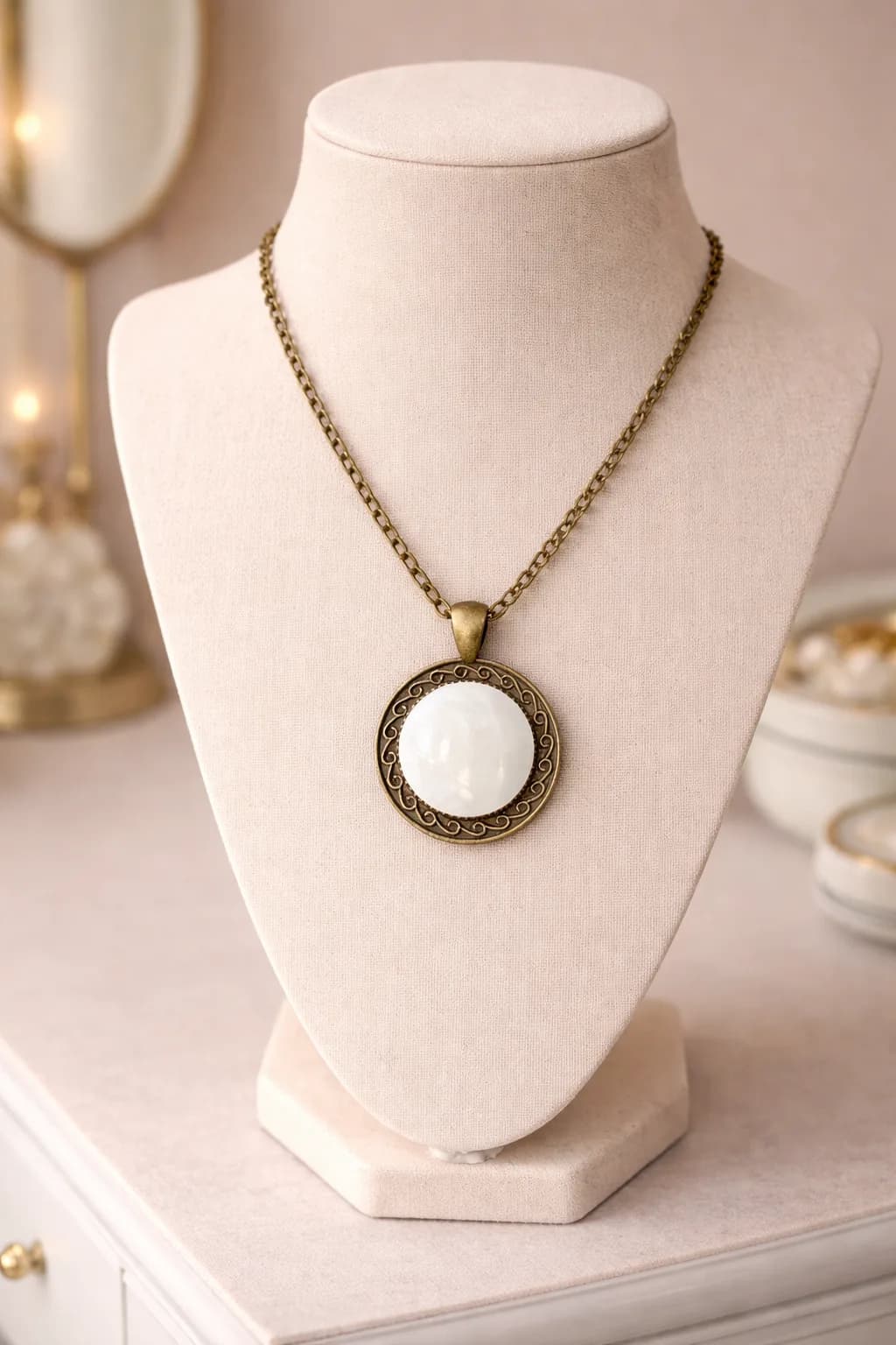 Collier Nacre “Lumière Céleste”