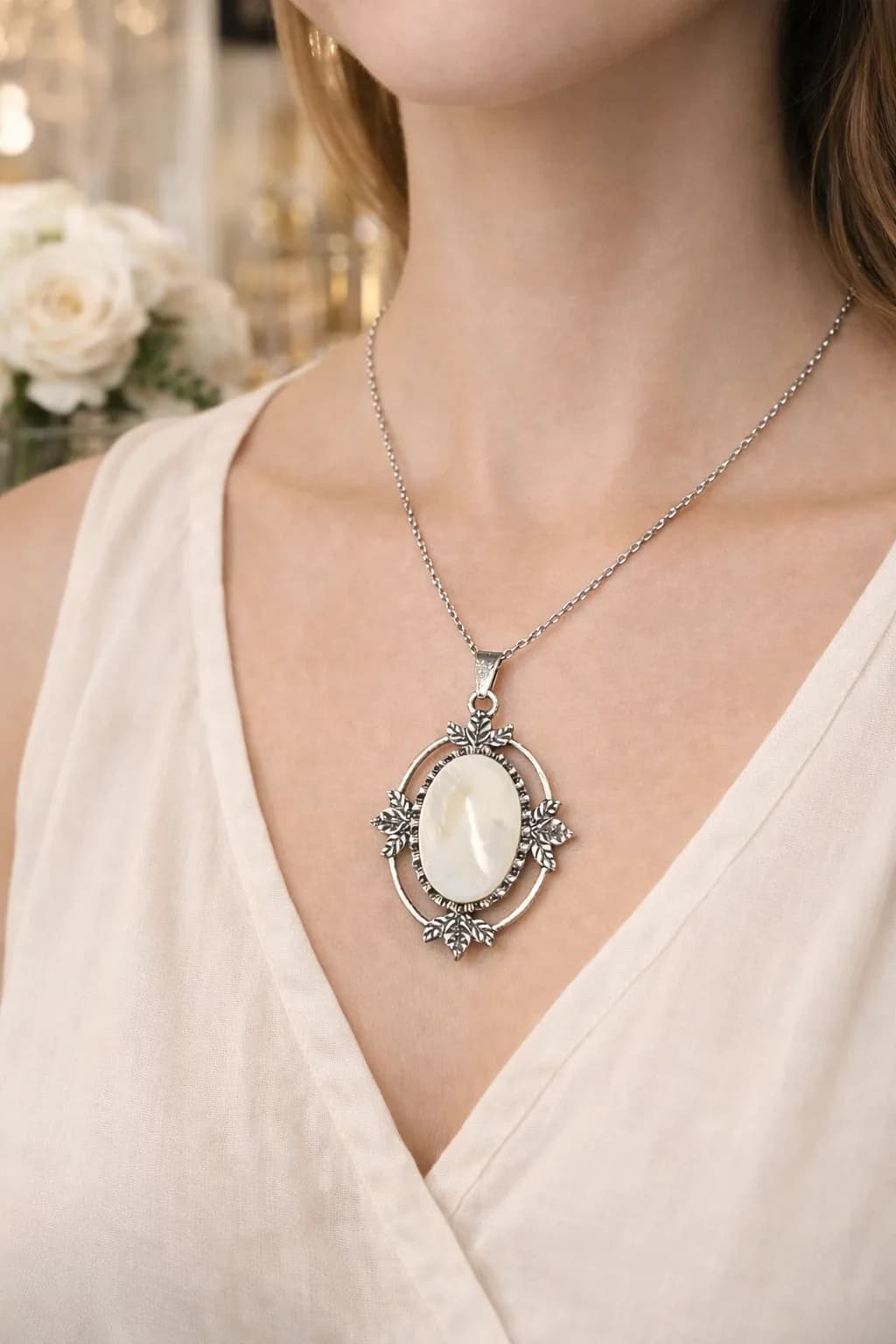 Collier Nacre Élégance