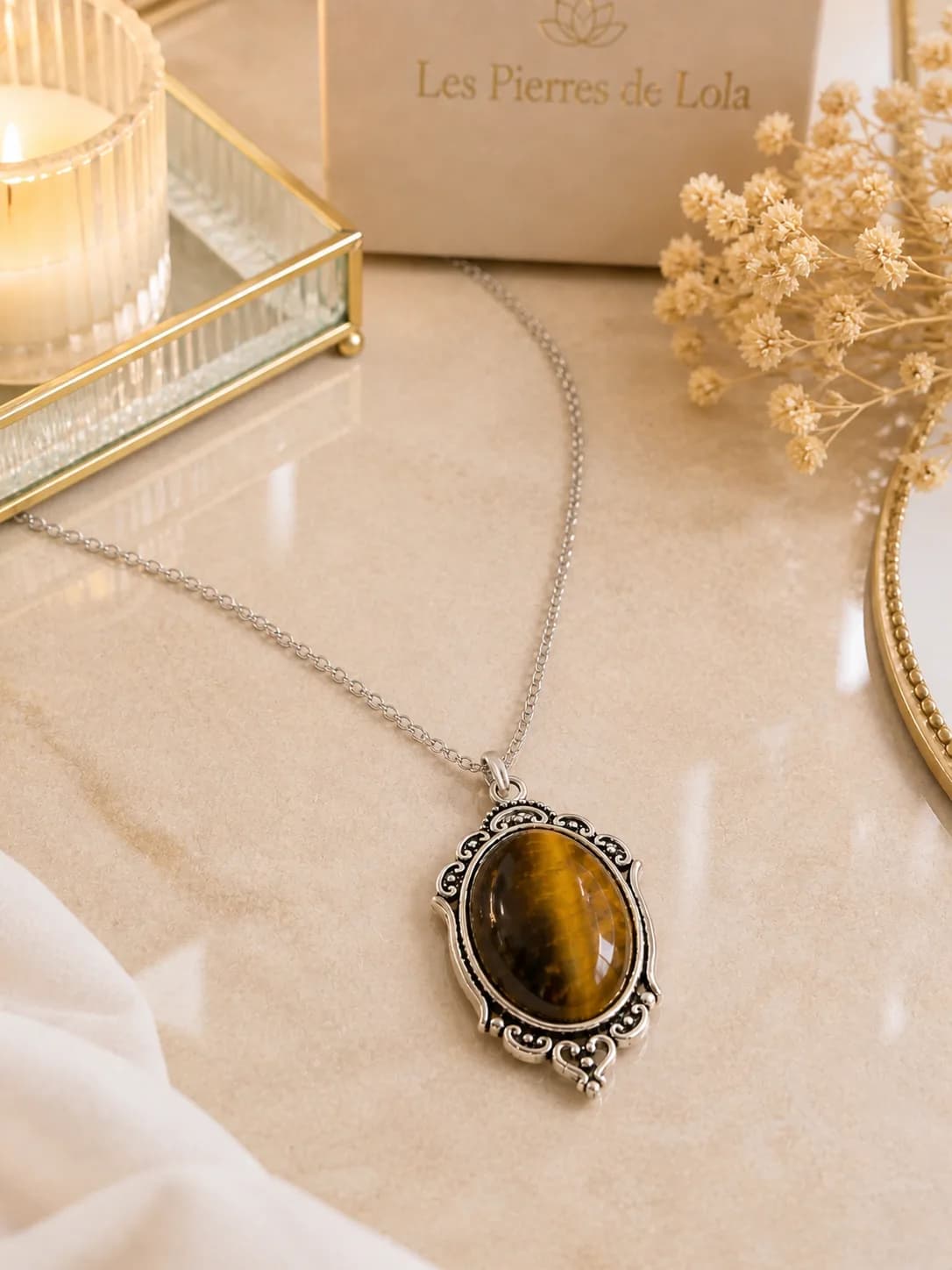 Collier Œil de Tigre – Élégance et caractère