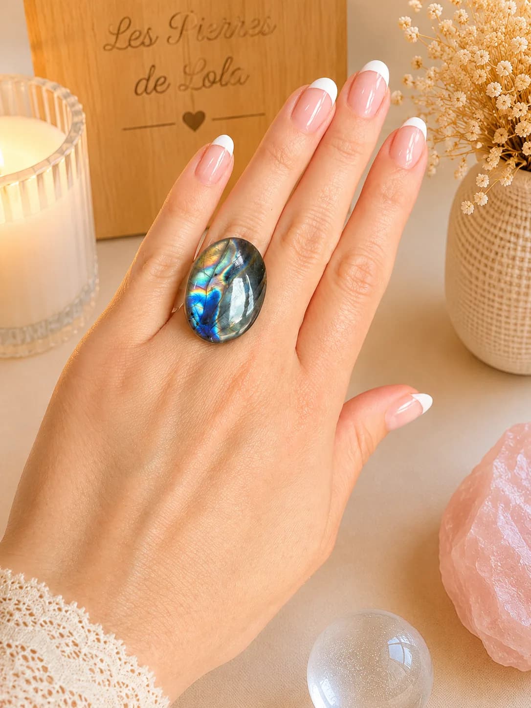 Bague Labradorite – reflets magiques & éclats célestes