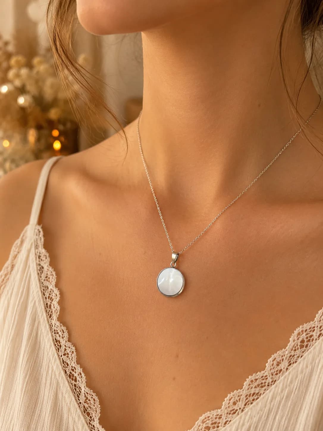 Collier Nacre Naturelle – Douceur et élégance intemporelle