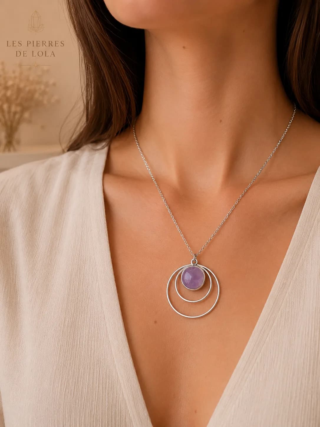 Collier “Lueur d’Améthyste” – Améthyste naturelle