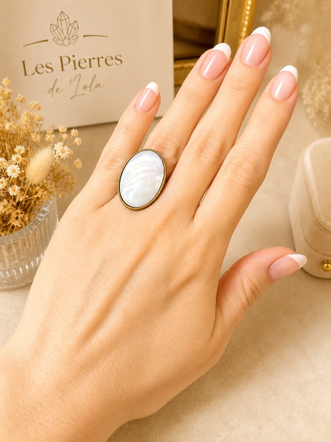 Bague Nacre Naturelle