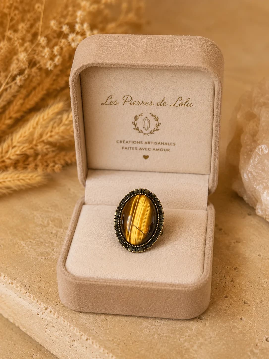 Bague Œil de Tigre Vintage
