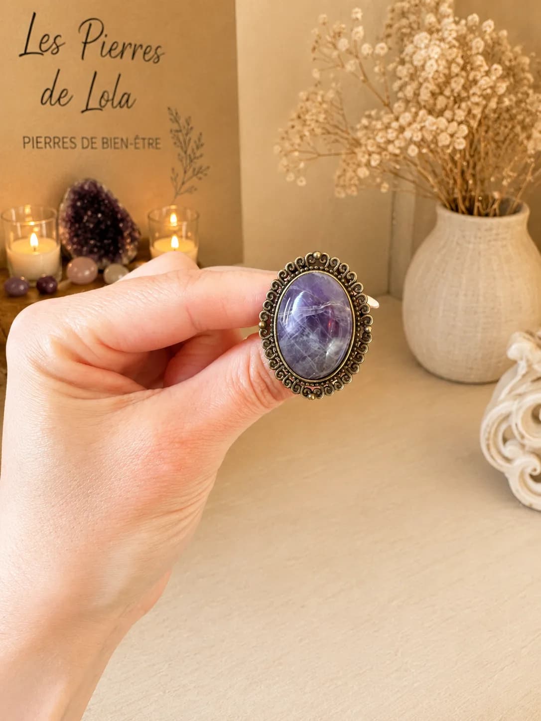 Bague Améthyste Mystique