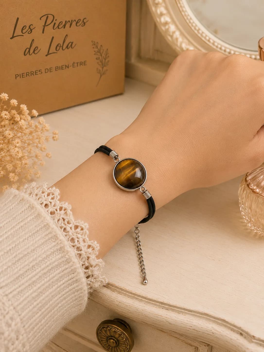 Bracelet Fauve Élégance – Œil de Tigre Naturel