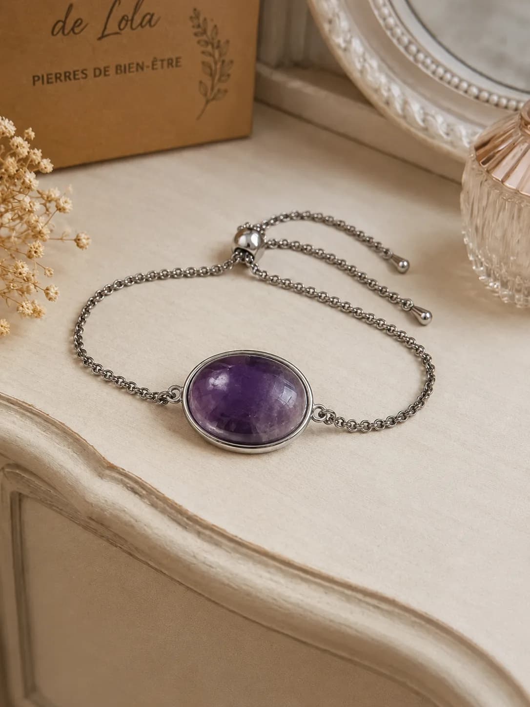 Bracelet Élégance Violette – Améthyste Naturelle