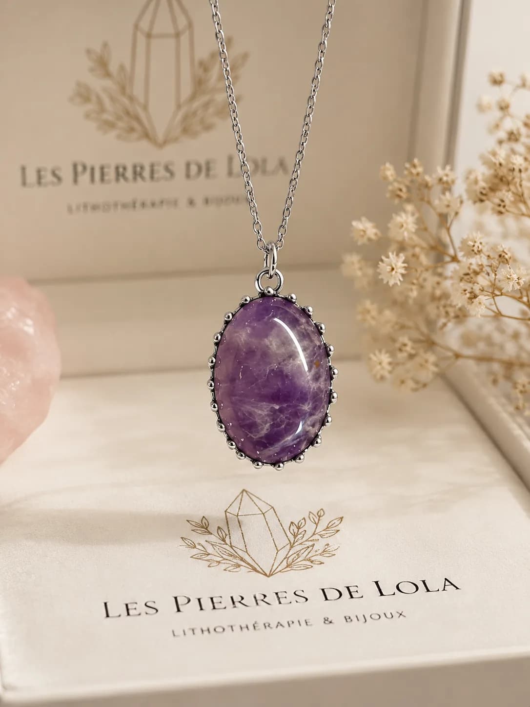 Collier Améthyste Naturelle