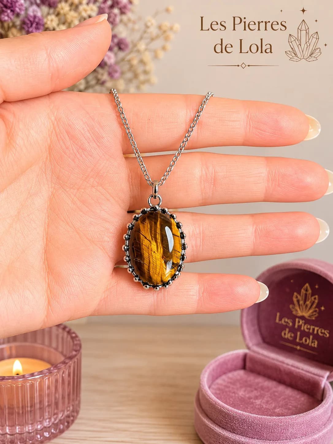Collier Œil de Tigre Naturelle