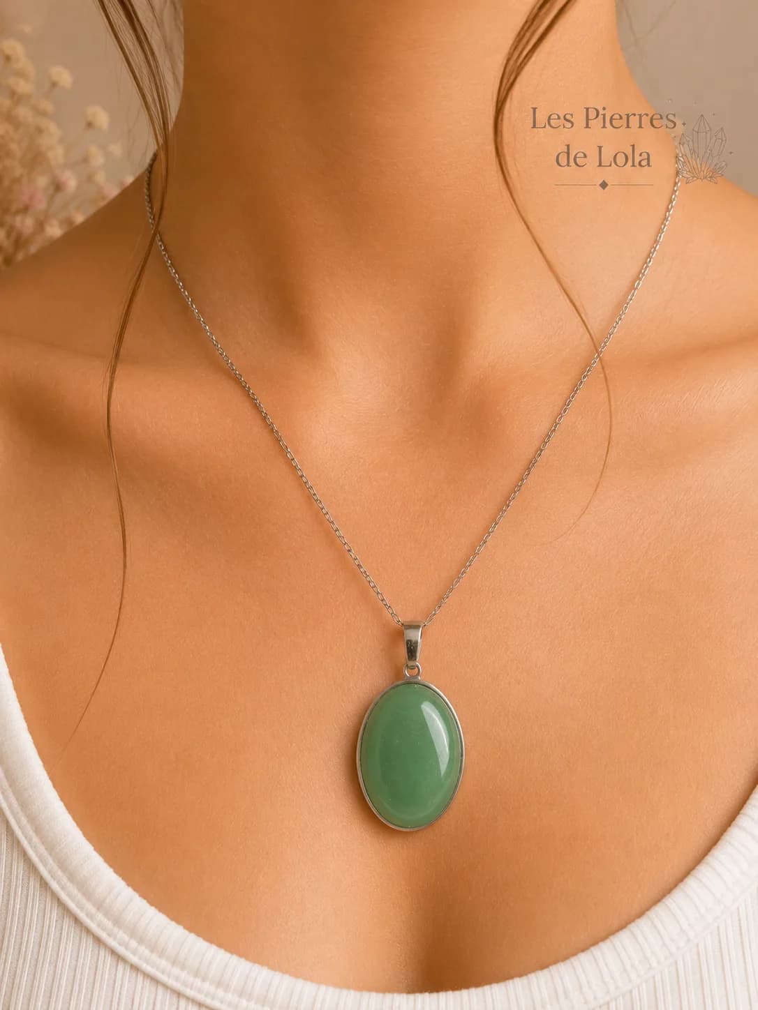 Collier Aventurine Naturelle - Elégance & Douceur 