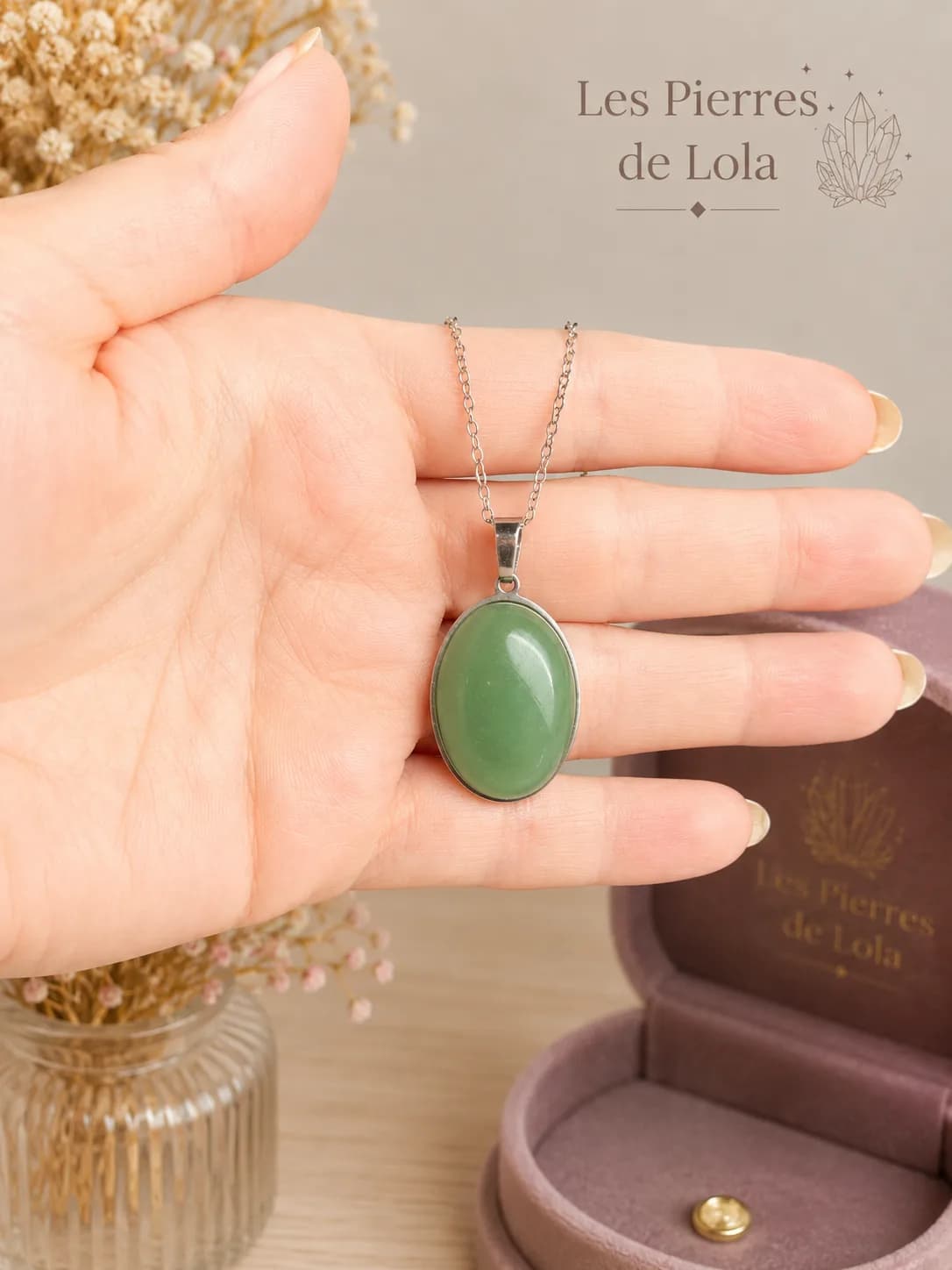 Collier Aventurine Naturelle - Elégance & Douceur 