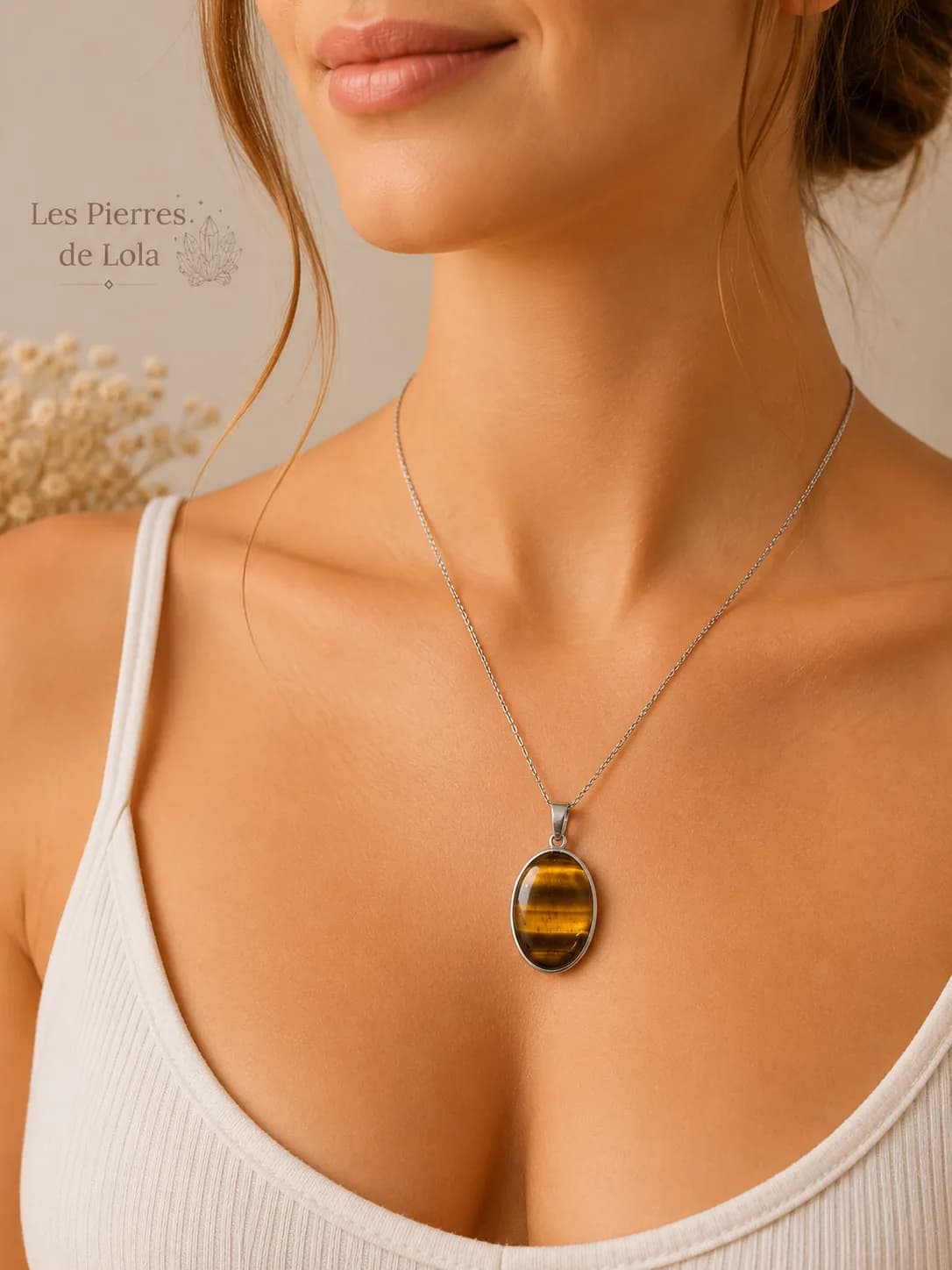 Collier Œil de Tigre - Sauvage & caractère 