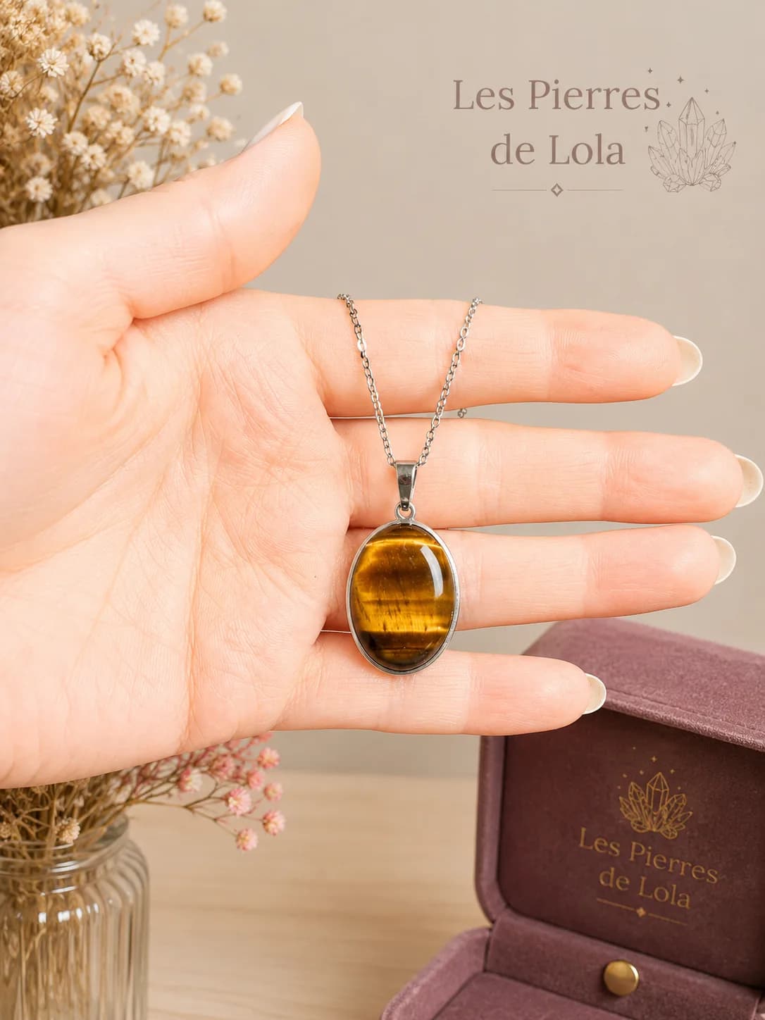 Collier Œil de Tigre - Sauvage & caractère 