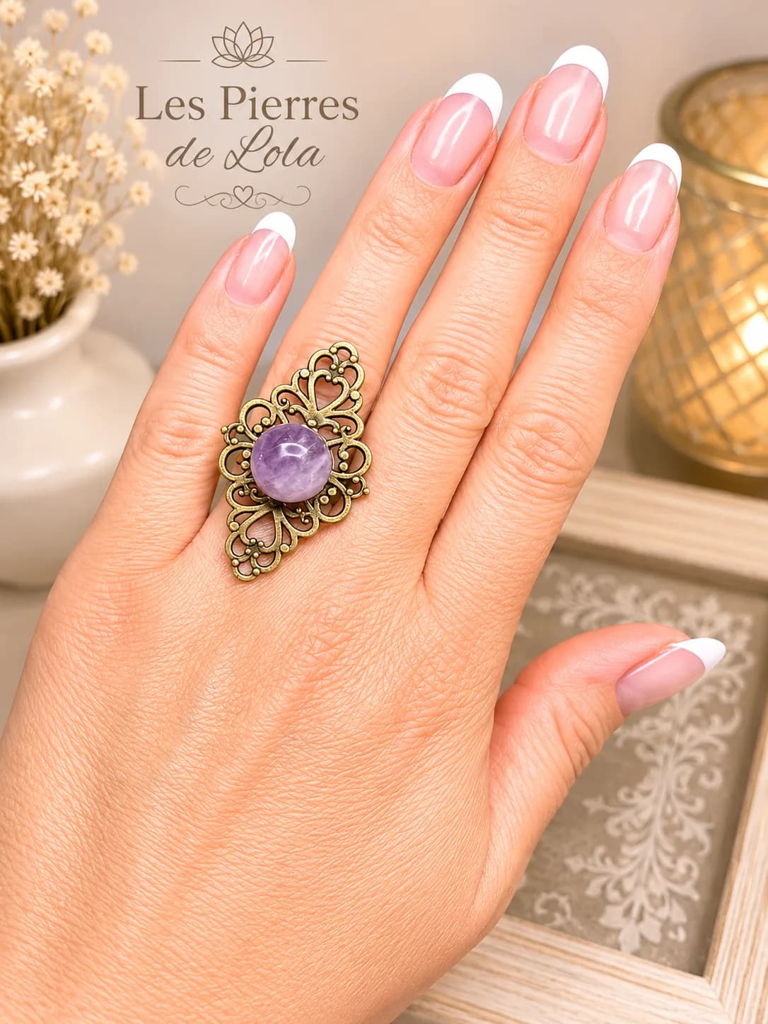 Bague Améthyste Élégance Vintage 