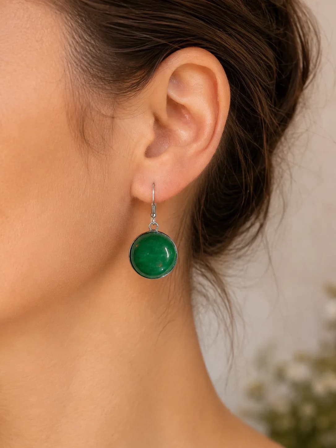 Boucles d’Oreilles « Émeraude de la Forêt »