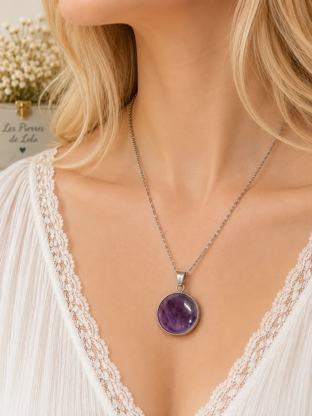 Collier « Rêve d’Améthyste »