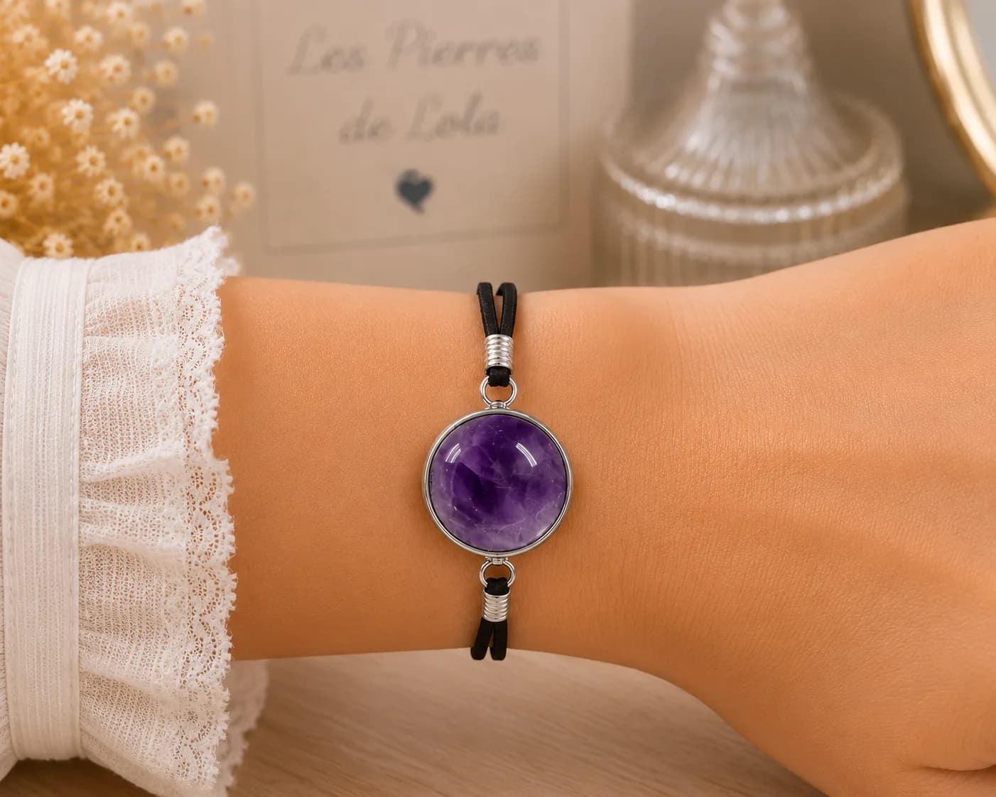 Bracelet « Douceur d’Améthyste »