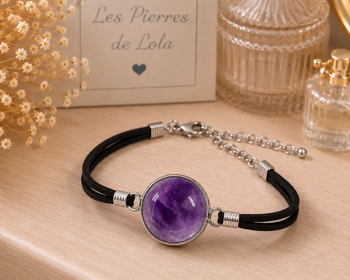 Bracelet « Douceur d’Améthyste »
