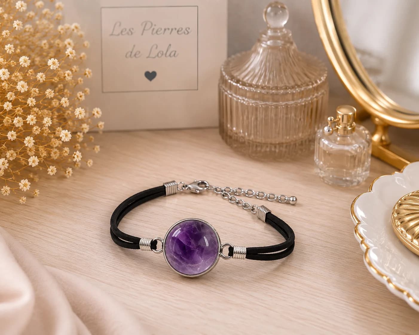 Bracelet « Douceur d’Améthyste »