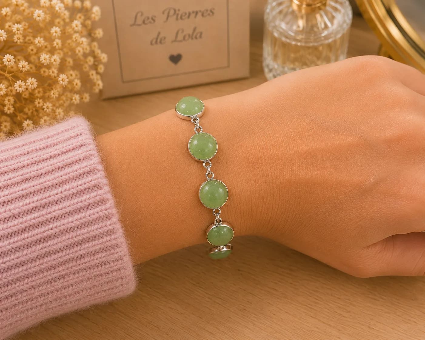 Bracelet « Harmonie d’Aventurine »
