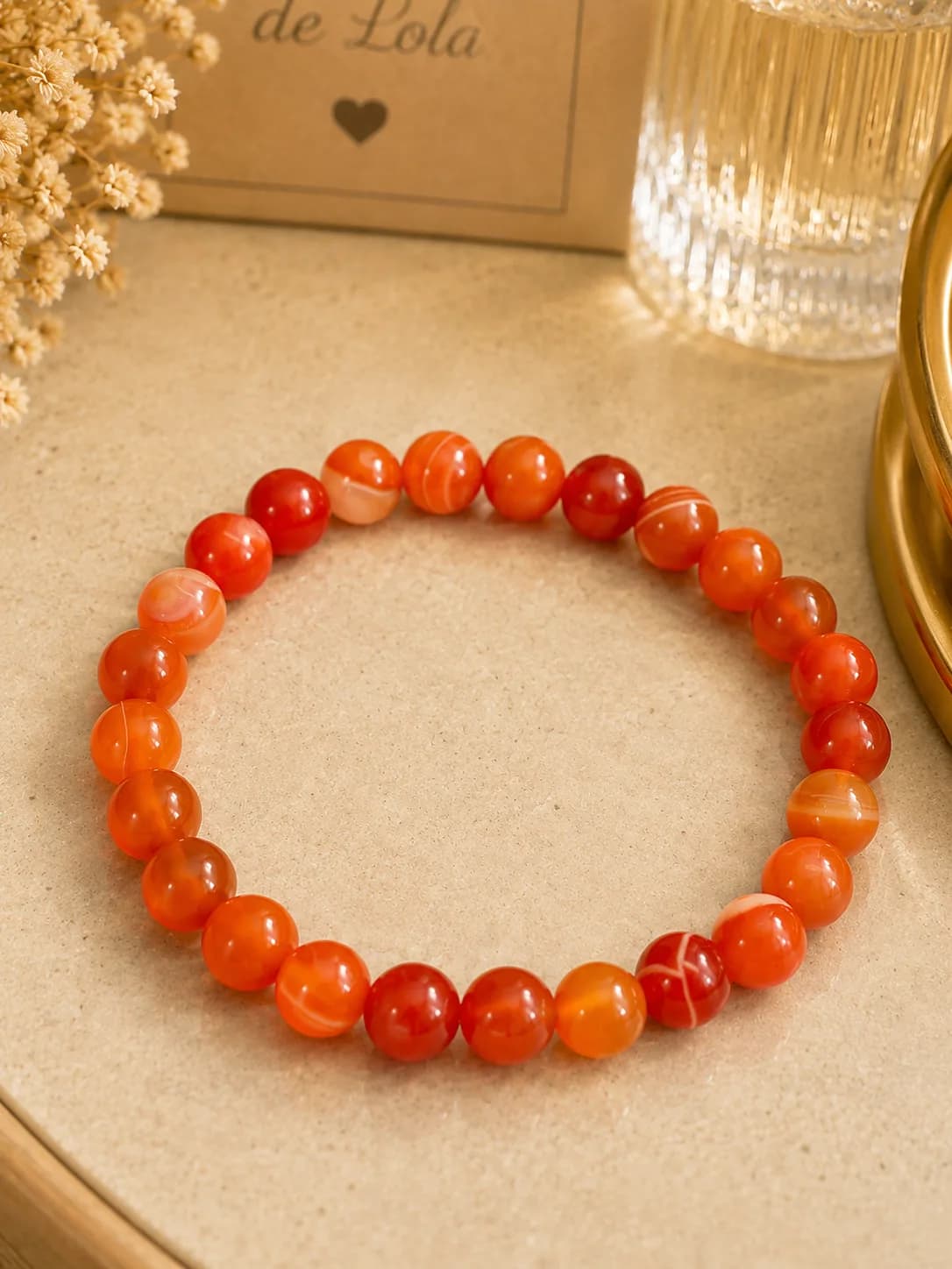 Bracelet « Flamme d’Agate »