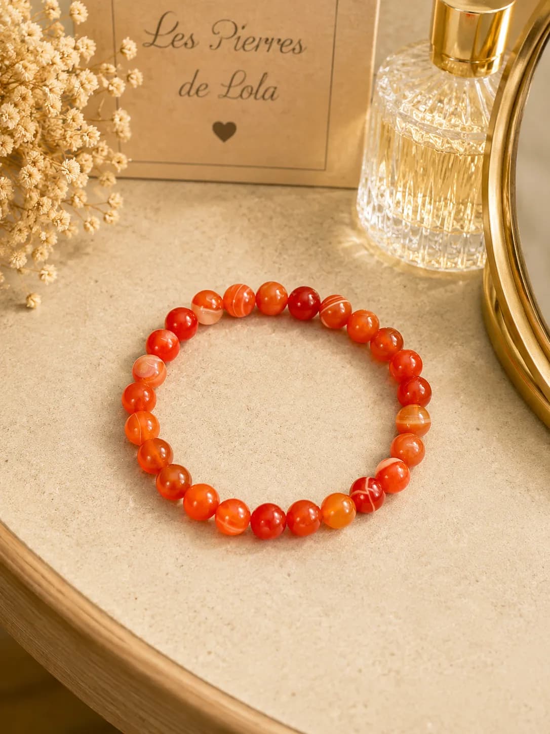 Bracelet « Flamme d’Agate »