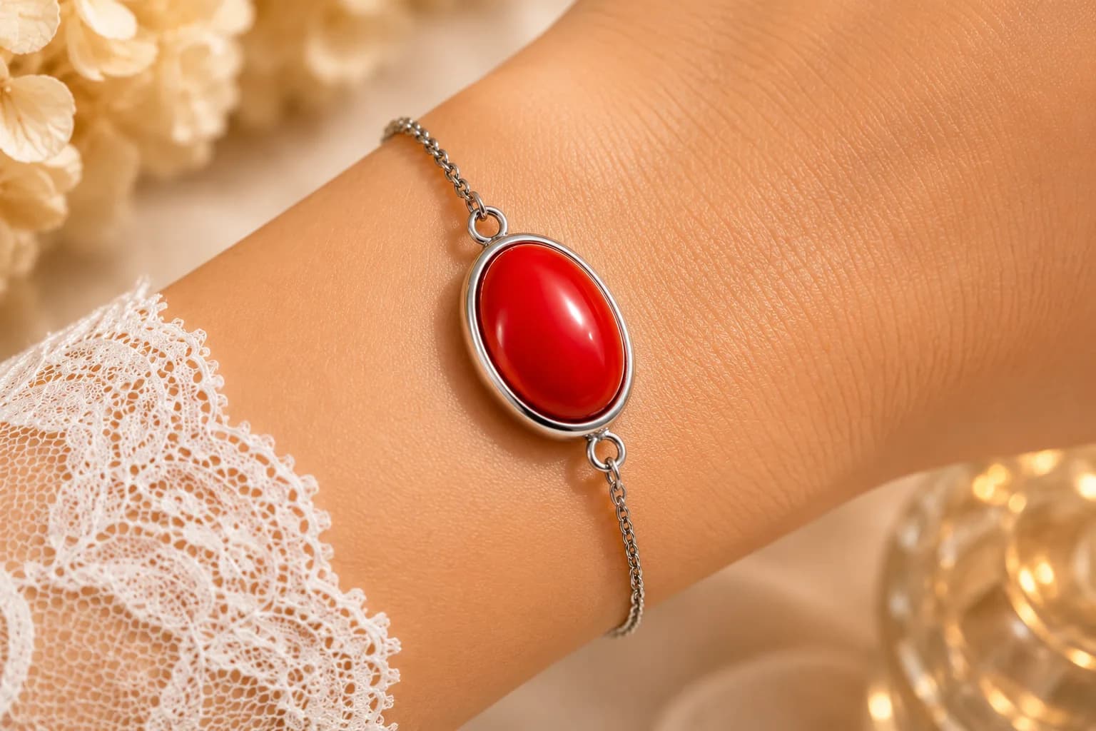 Bracelet « Éclat Pourpre » 