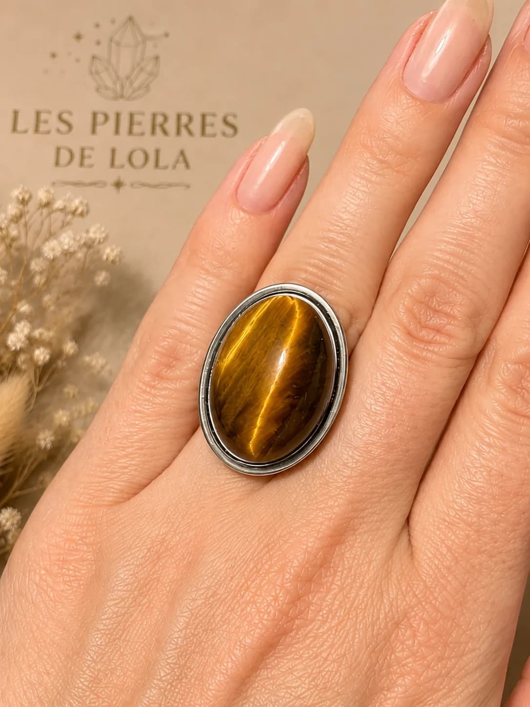 Bague Œil de Tigre – Élégance Intemporelle