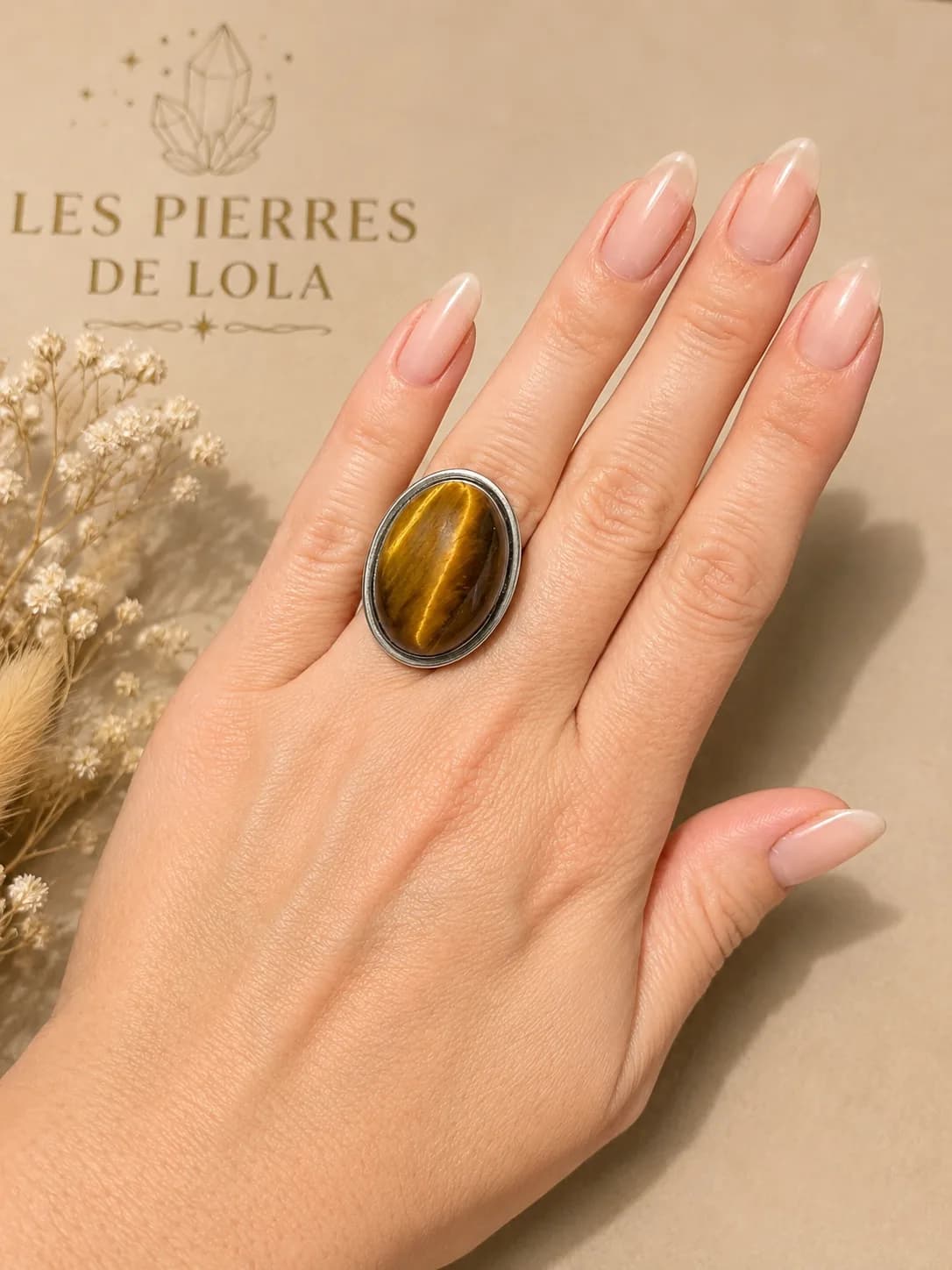 Bague Œil de Tigre – Élégance Intemporelle