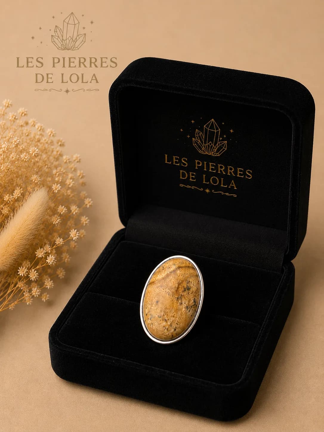 Bague Jaspe Paysage – Harmonie Naturelle