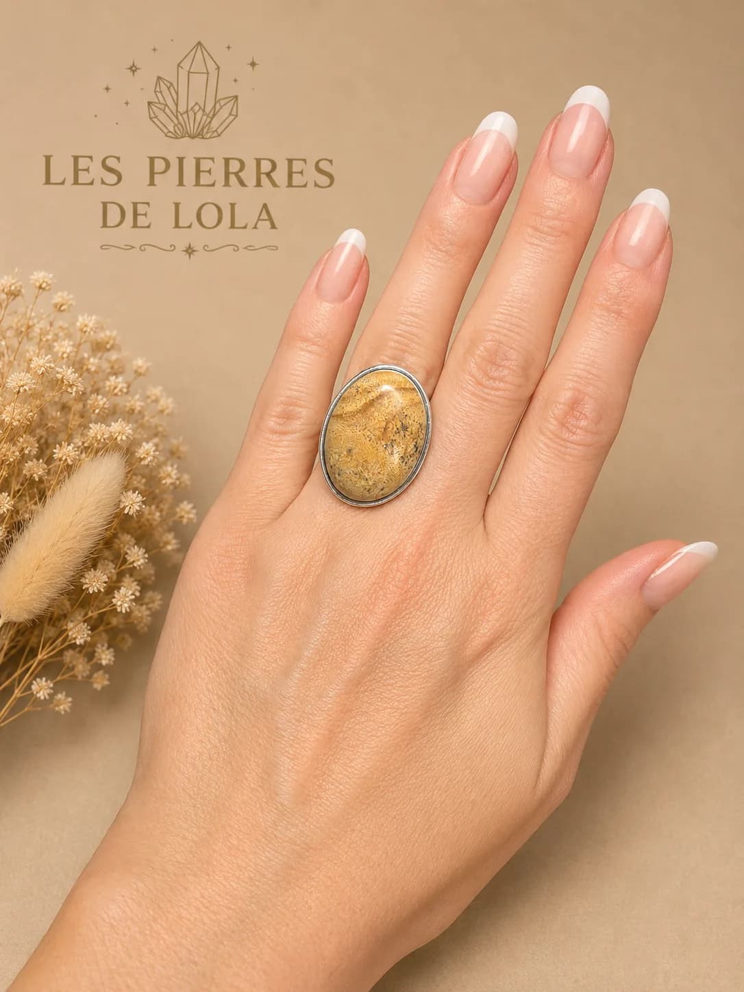 Bague Jaspe Paysage – Harmonie Naturelle