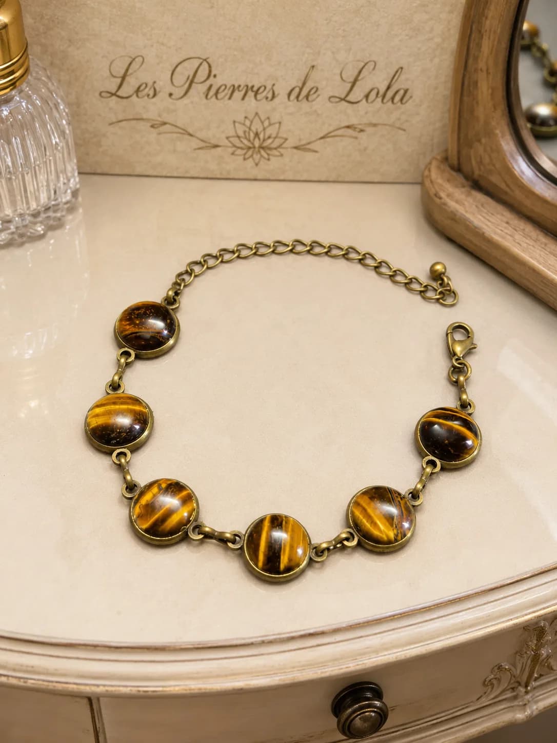 Bracelet « Reflets Fauves » – Œil de Tigre