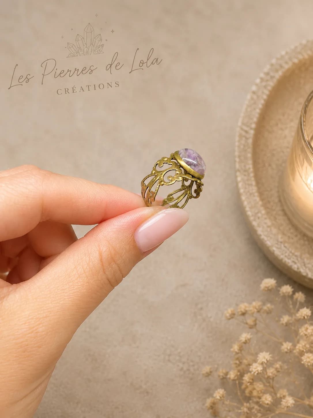 Bague Élégance en Améthyste