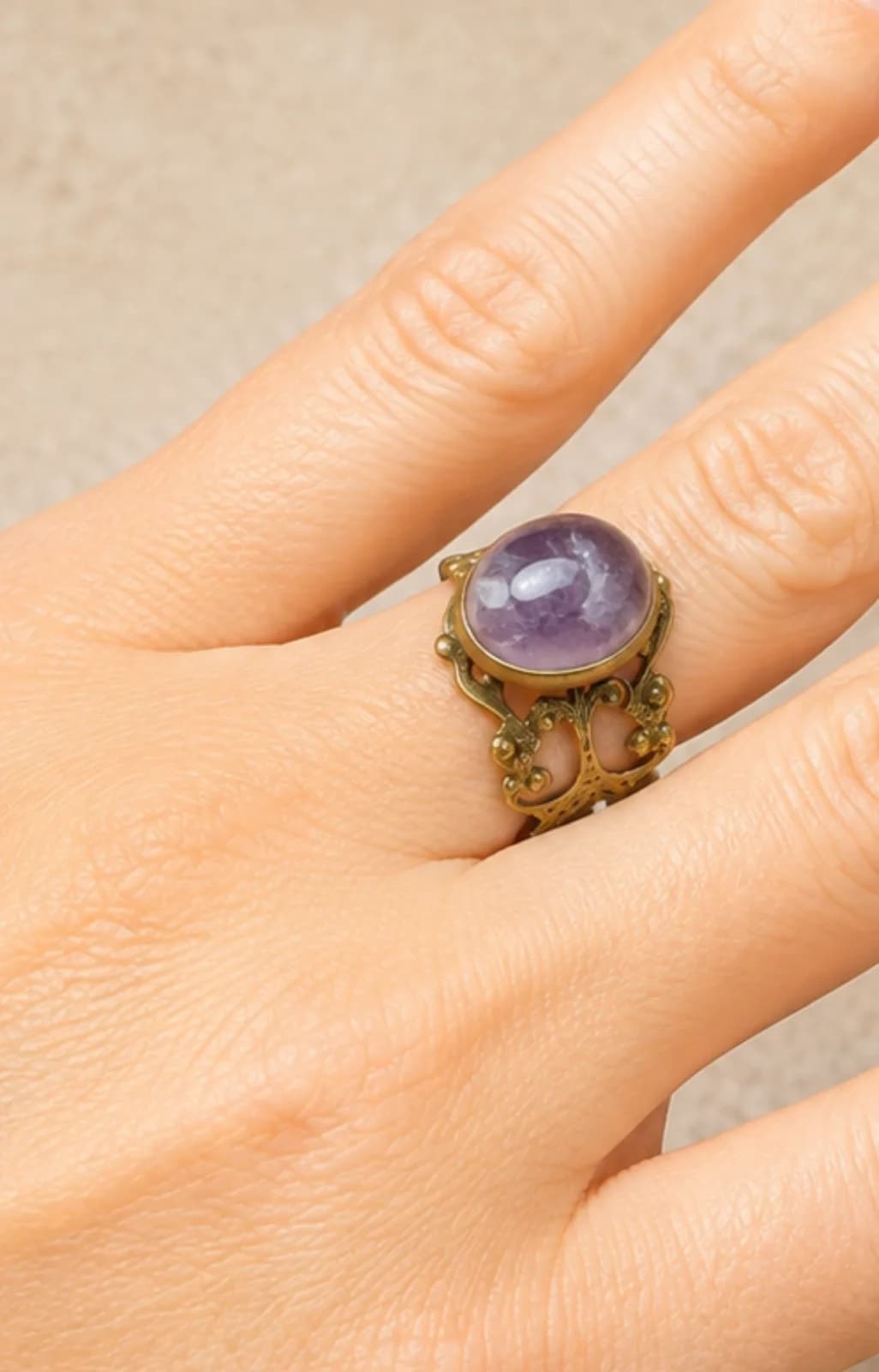 Bague Élégance en Améthyste