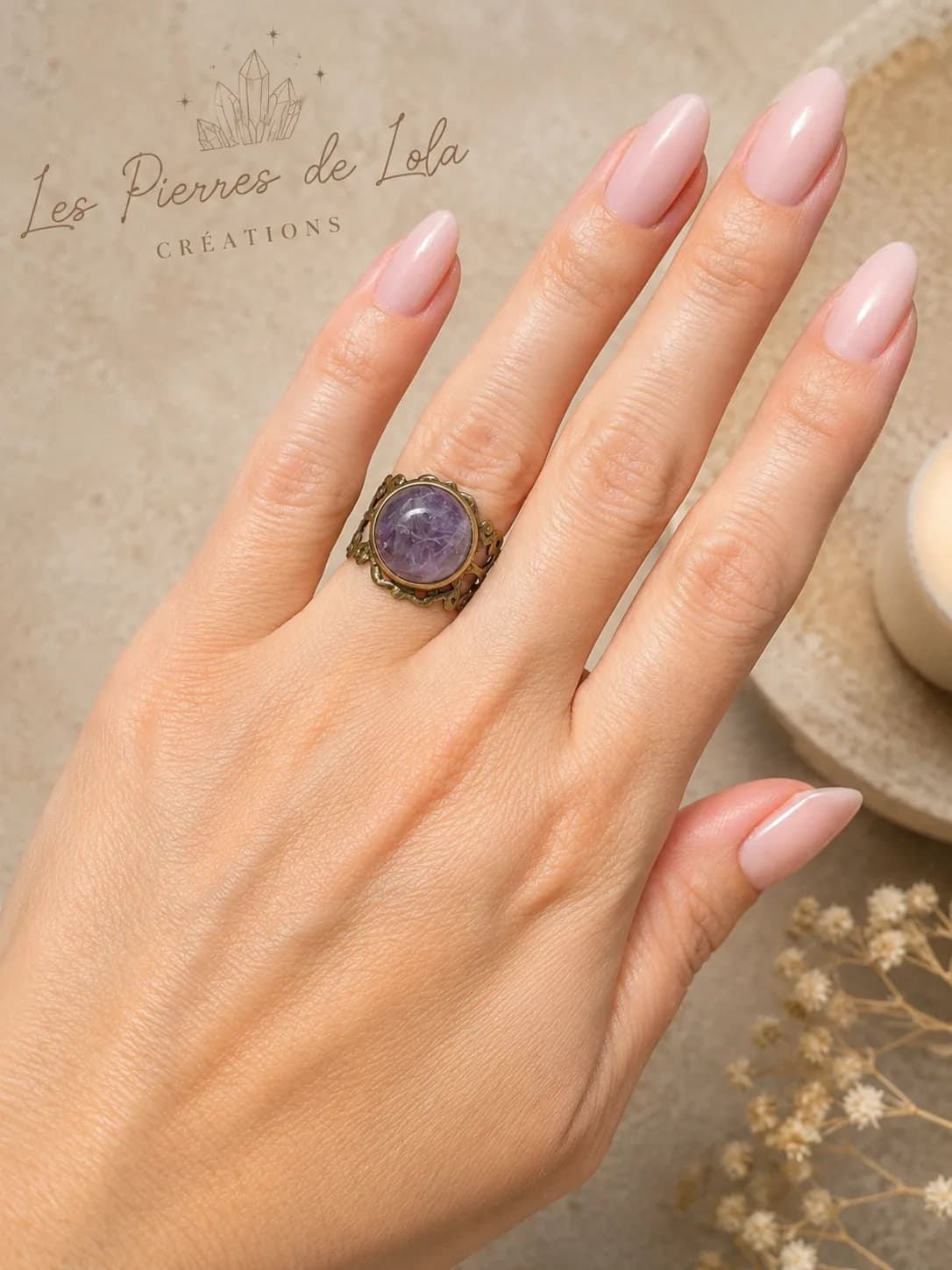 Bague Élégance en Améthyste