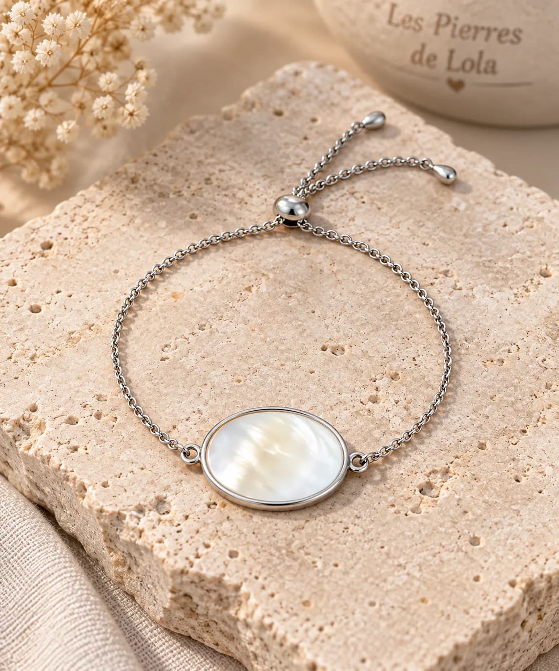 Magnifique bracelet « Éclat de Nacre »