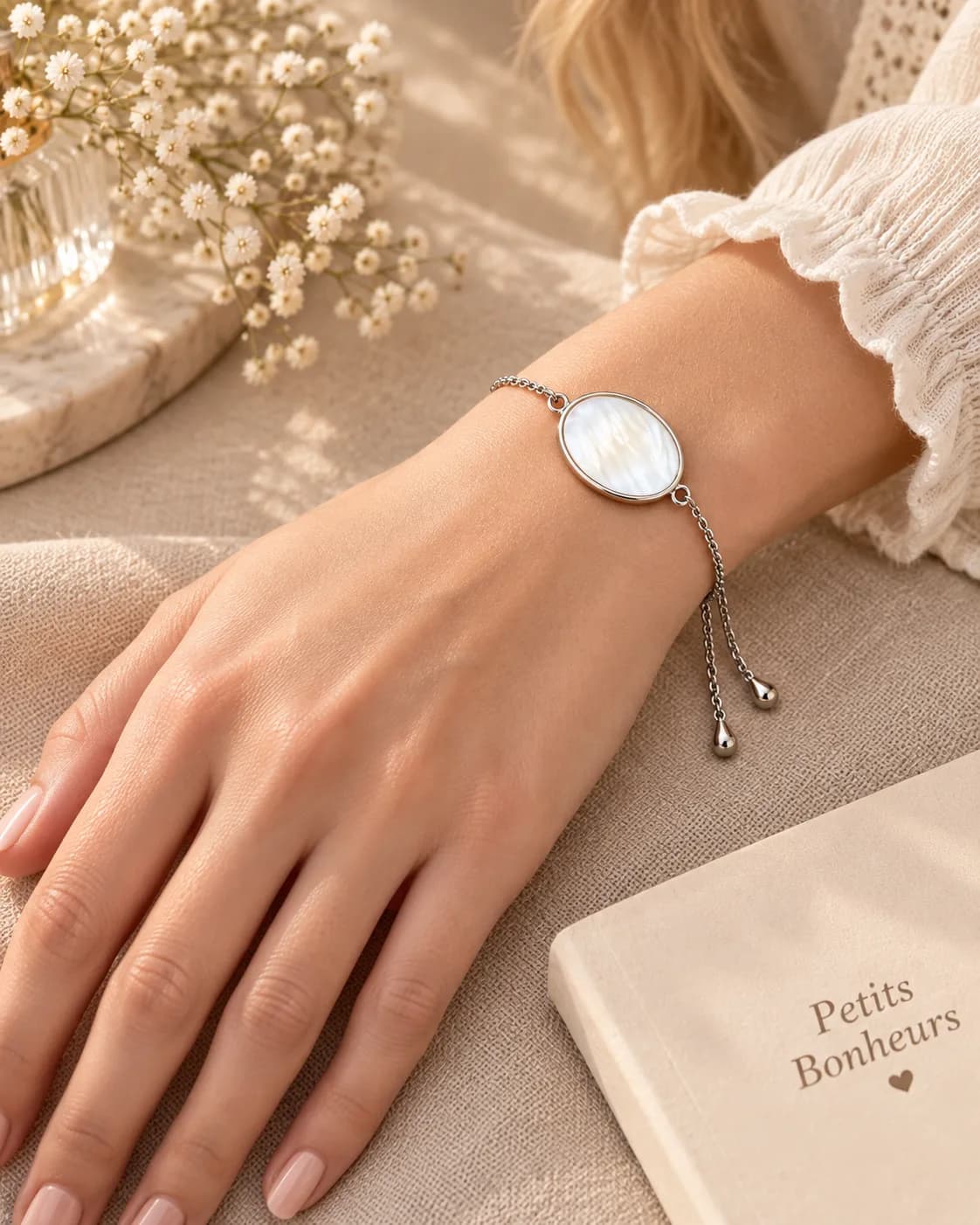 Bracelet « Douceur nacrée »