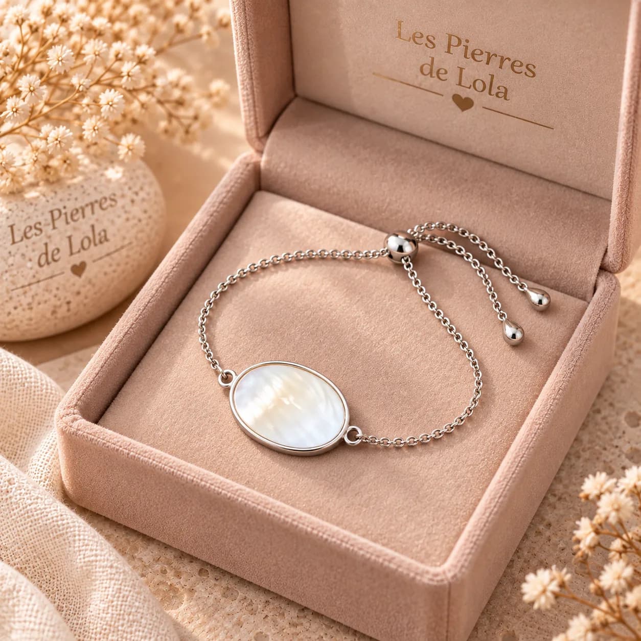 Bracelet « Douceur nacrée »
