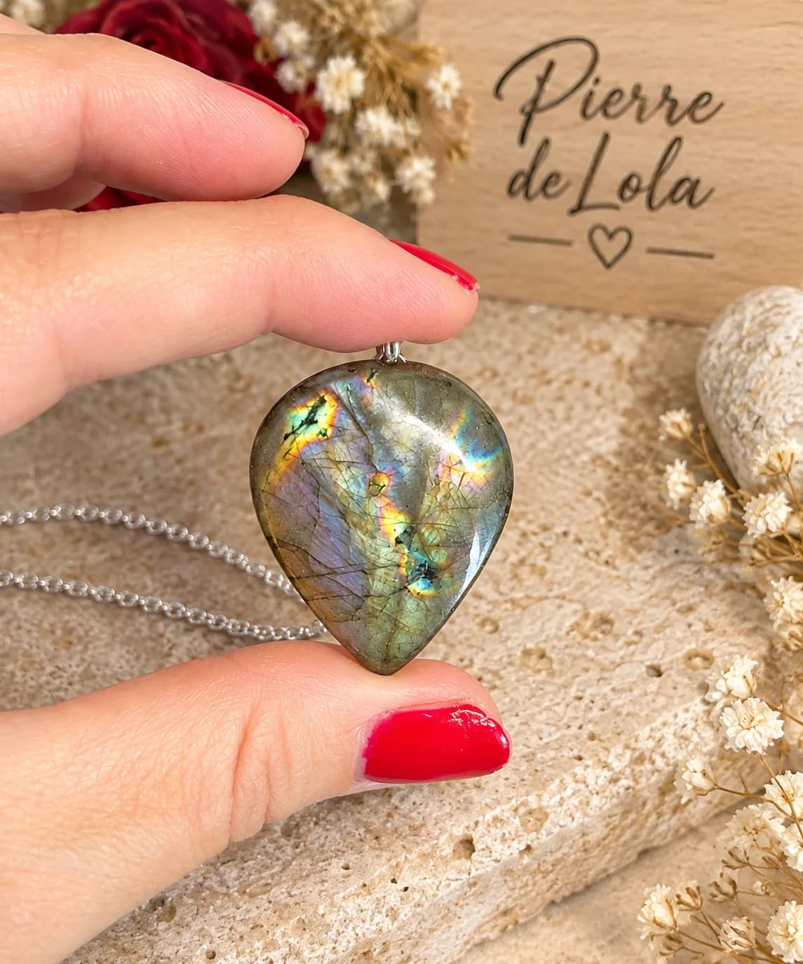 Collier Labradorite Éclat Mystique