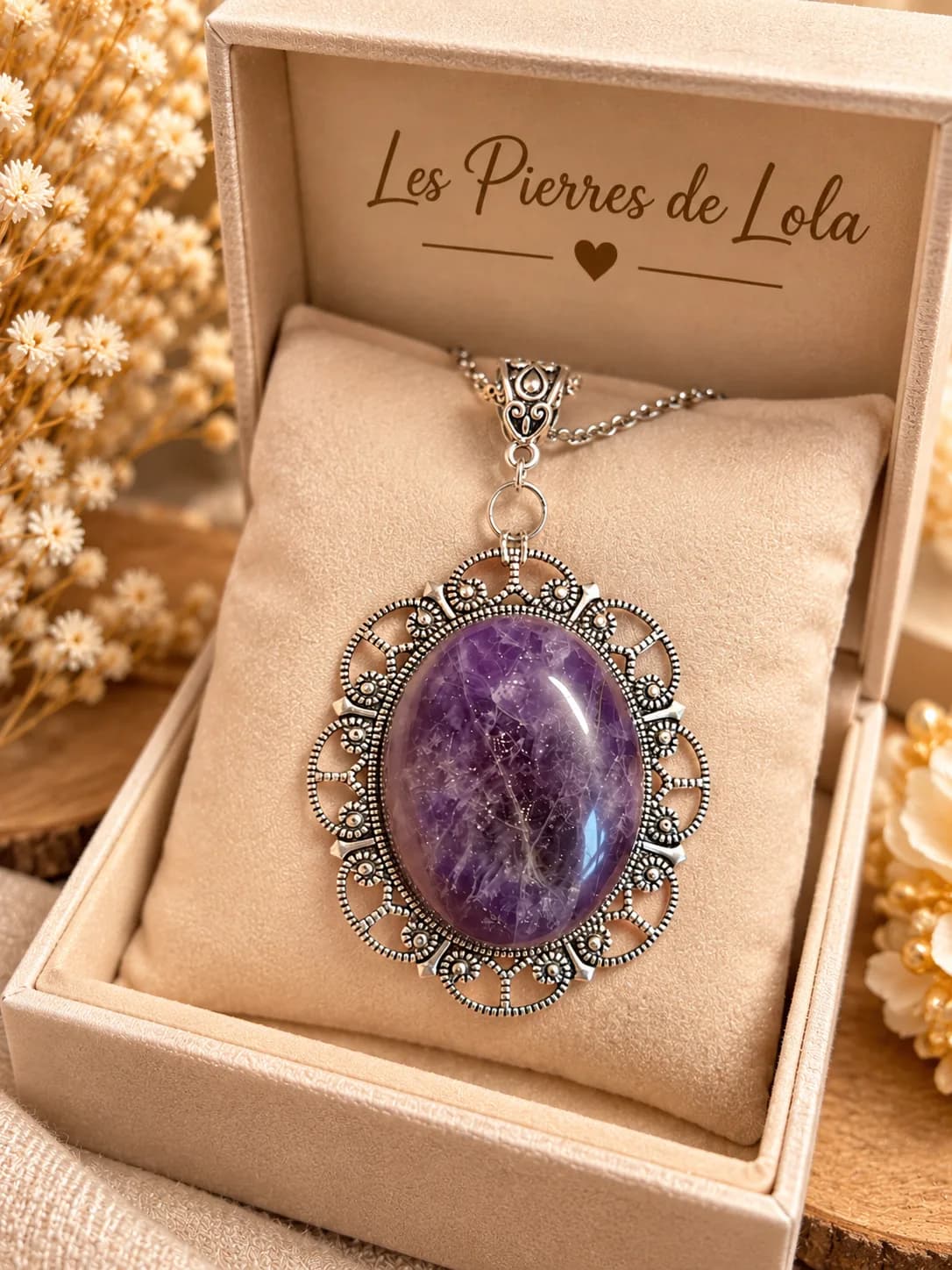 Collier Améthyste – Élégance Impériale 💜