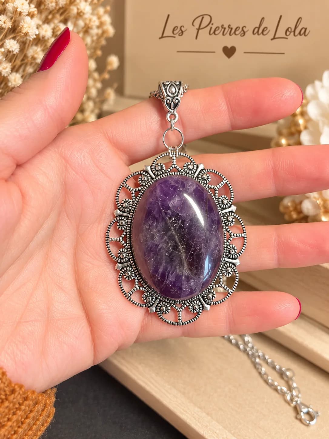 Collier Améthyste – Élégance Impériale 💜