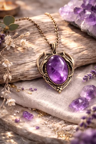 Collection de colliers en pierres naturelles