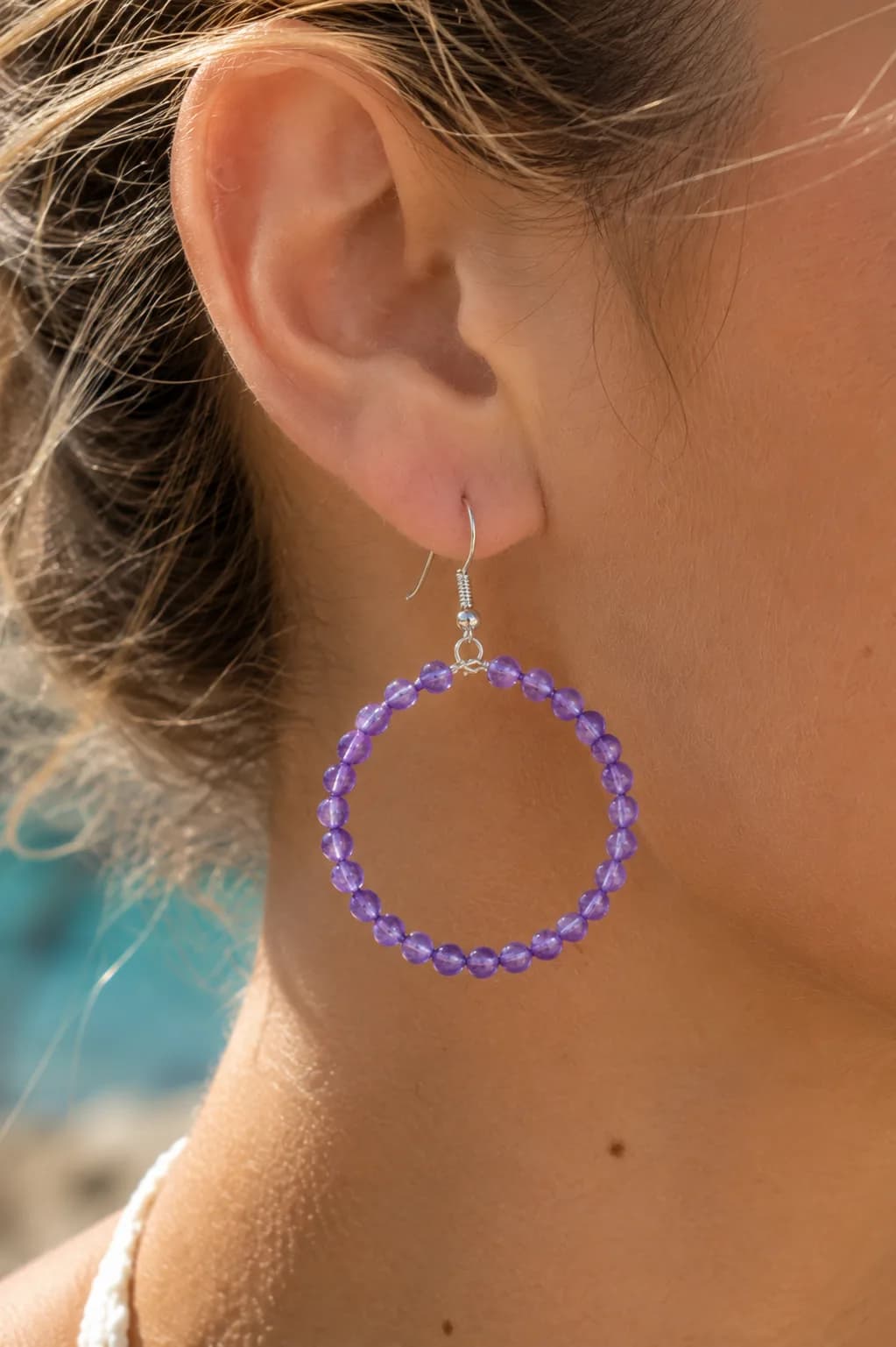 Boucles d'oreilles « Élégance Violette » – Améthyste
