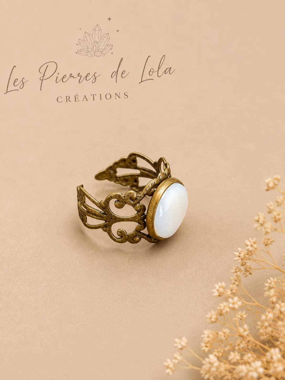 Bague Éclat de Nacre Vintage